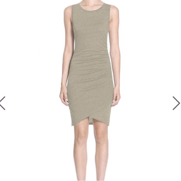 Leith Dresses & Skirts - Olive Green “Sarma” heather dress size medium NWT